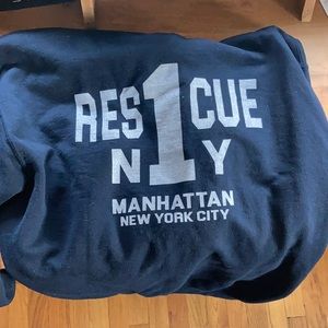 Hooded FDNY Rescue 1 Sweatshirt